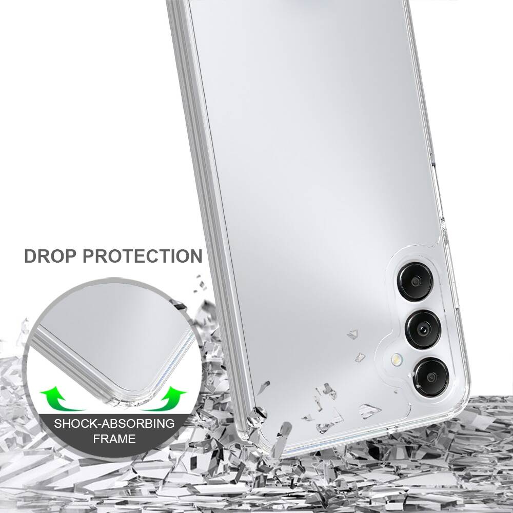 Acrylic and TPU Scratchproof Case for Samsung Galaxy A05s - Transparent