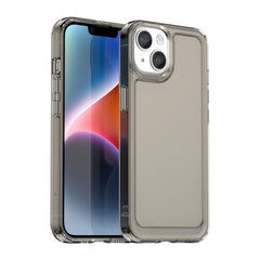 Candy Series TPU Back Case for iPhone 15 Plus - Transparent Grey