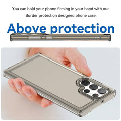 Candy Series TPU Back Case for Samsung Galaxy S23 Ultra 5G - Transparent Grey