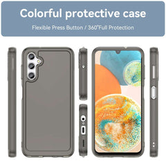 Candy Series TPU Case for Samsung Galaxy A14 4G - Transparent Grey