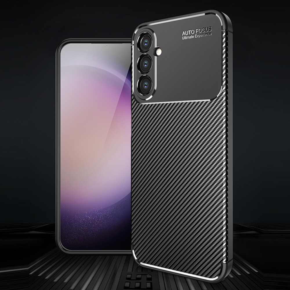 Carbon Texture Case for Samsung Galaxy S24 Plus 5G - Black