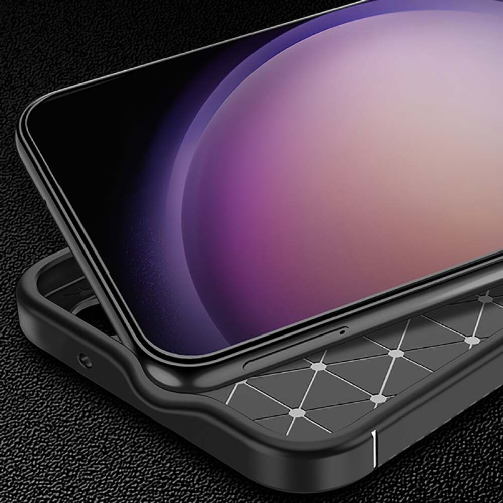 Carbon Texture Case for Samsung Galaxy S24 Plus 5G - Black