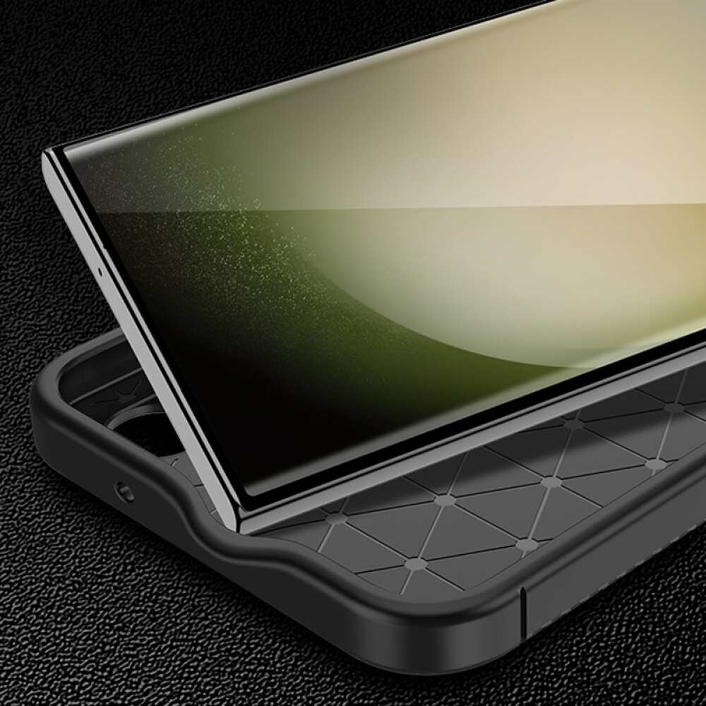Carbon Texture Case for Samsung Galaxy S24 Ultra 5G - Black