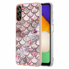 Electroplating IMD Case for Samsung Galaxy A35 5G - Pink Scales