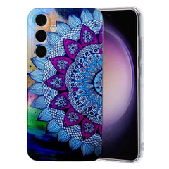 Half-flower Pattern Shockproof Case for Samsung Galaxy S24 5G