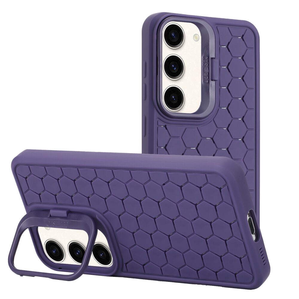 Honeycomb Radiating Case for Samsung Galaxy S23 5G - Purple