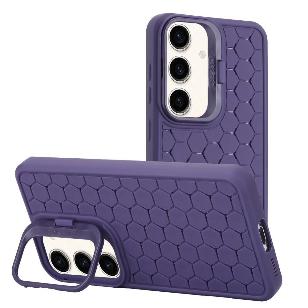 Lens Holder Protective Case for Samsung Galaxy A55 5G - Purple
