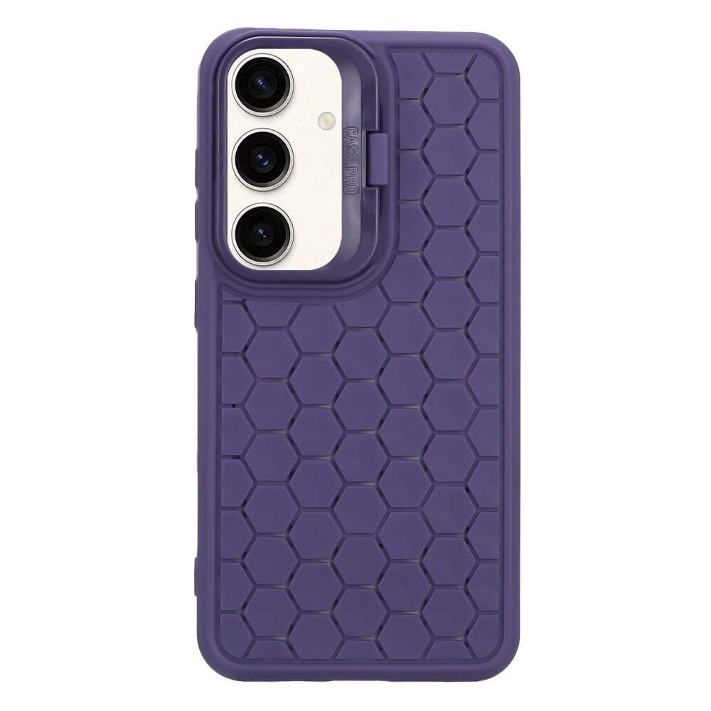 Lens Holder TPU Case for Samsung Galaxy S24 Plus 5G - Purple