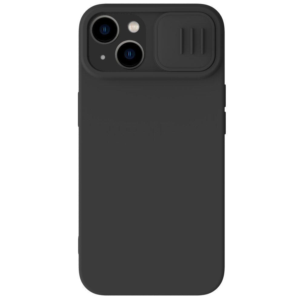 NILLKIN CamShield Silky Silicone Case For iPhone 15 Plus - Black