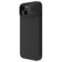 NILLKIN CamShield Silky Silicone Case For iPhone 15 Plus - Black