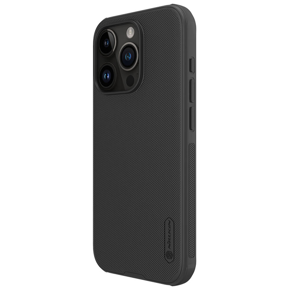 NILLKIN Super Frosted Shield Pro Case For iPhone 15 Pro - Black