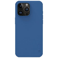 NILLKIN Super Frosted Shield Pro Case For iPhone 15 Pro Max - Blue