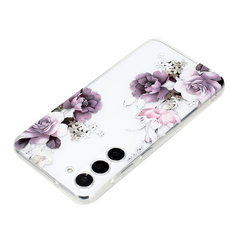 Peony Pattern Shockproof TPU Case for Samsung Galaxy S23 5G