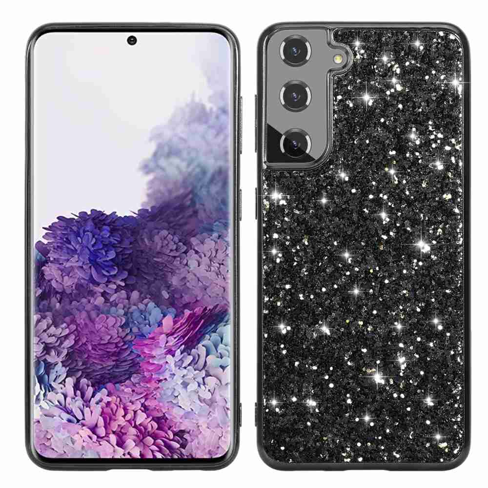 Protective Glitter TPU Case For Samsung Galaxy S24 5G - Black