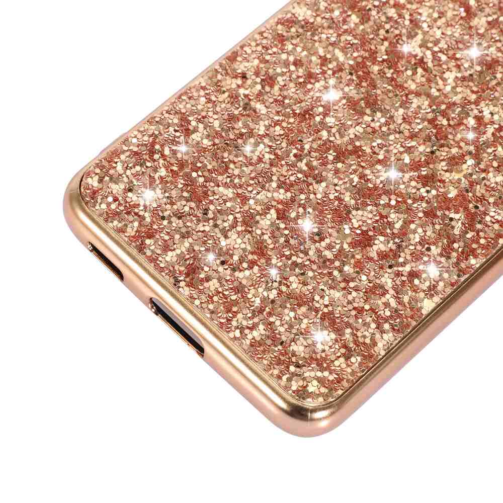 Protective Glitter TPU Case For Samsung Galaxy S24 5G - Gold