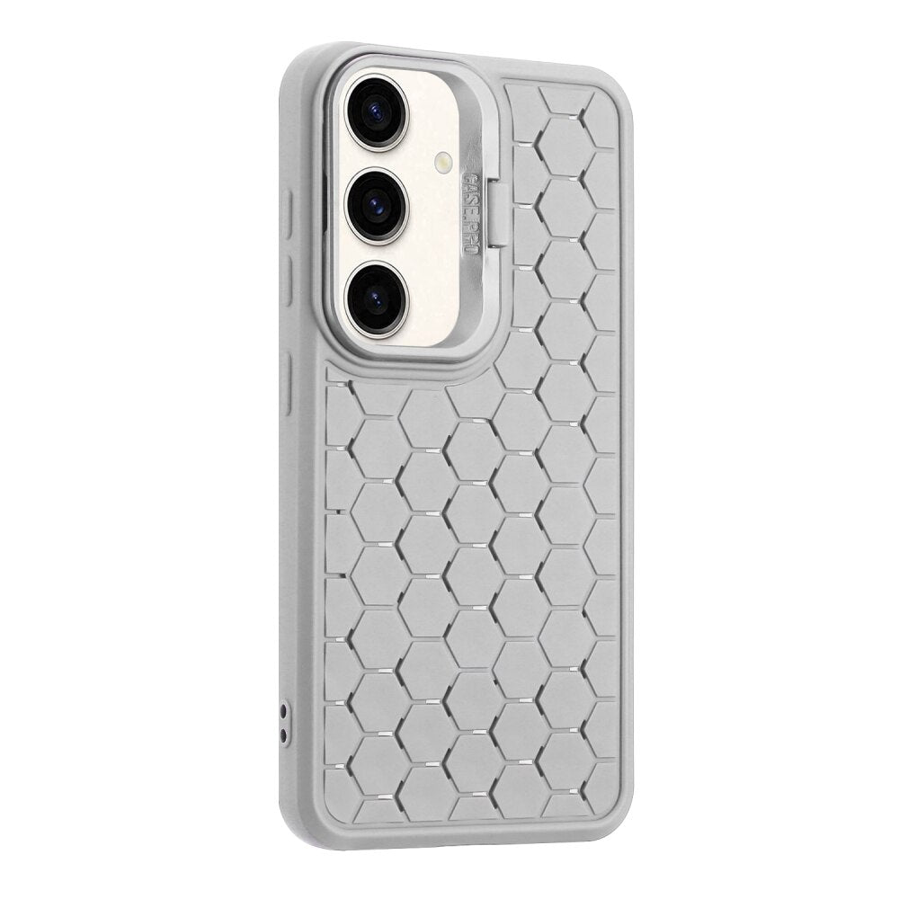 Protective Lens Holder Case for Samsung Galaxy S24 5G - Grey