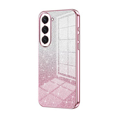 Shockproof Glitter Case For Samsung Galaxy S23 5G - Pink