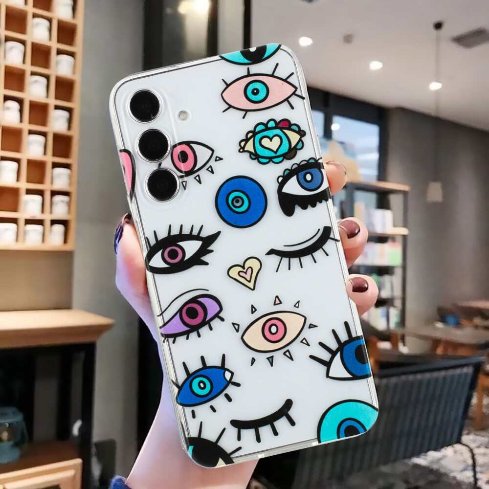 Shockproof TPU Case for Samsung Galaxy A55 - Eye Monster