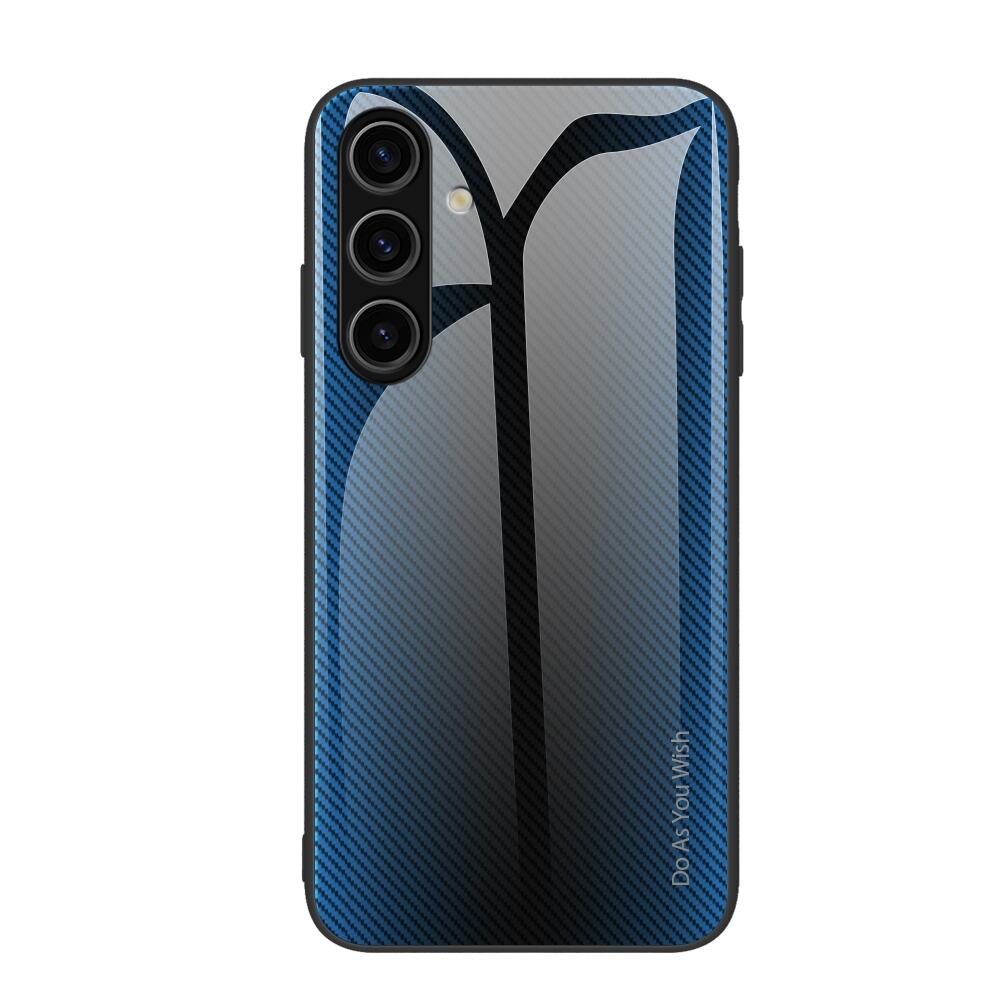 Texture Gradient TPU Case For Samsung Galaxy S24 Plus 5G - Blue