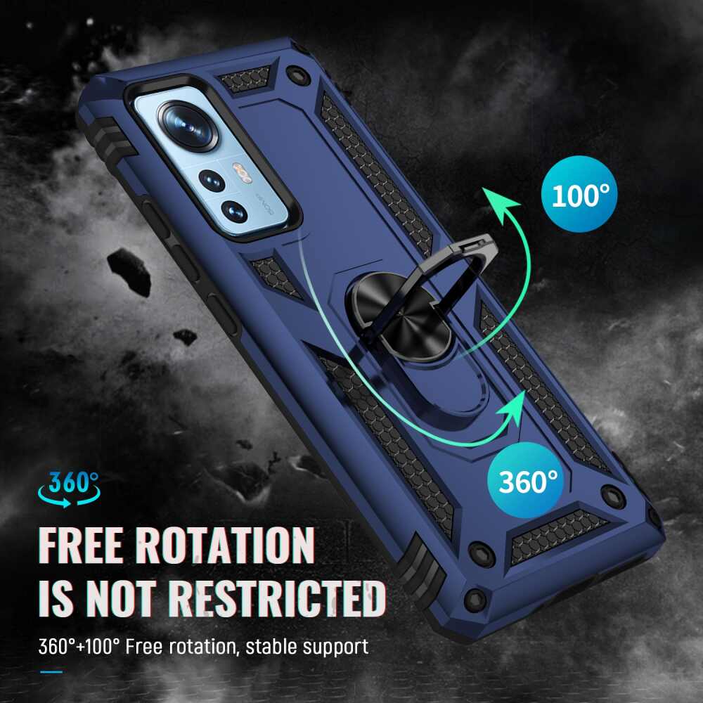 Armour Shockproof Case for Xiaomi 12 Pro - Blue