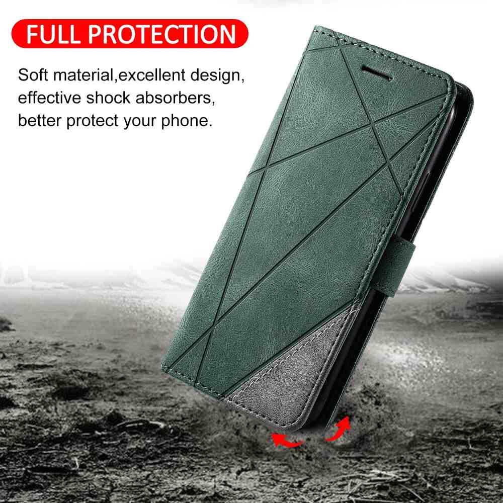 Classic Wallet Flip PU Leather Case for Xiaomi 13 Pro - Green