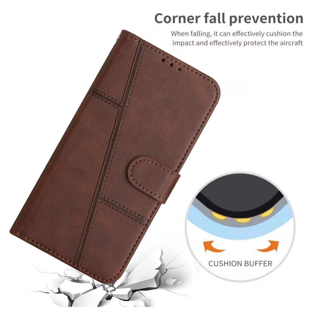 Magnetic PU Leather Case for Xiaomi 13 Pro - Brown