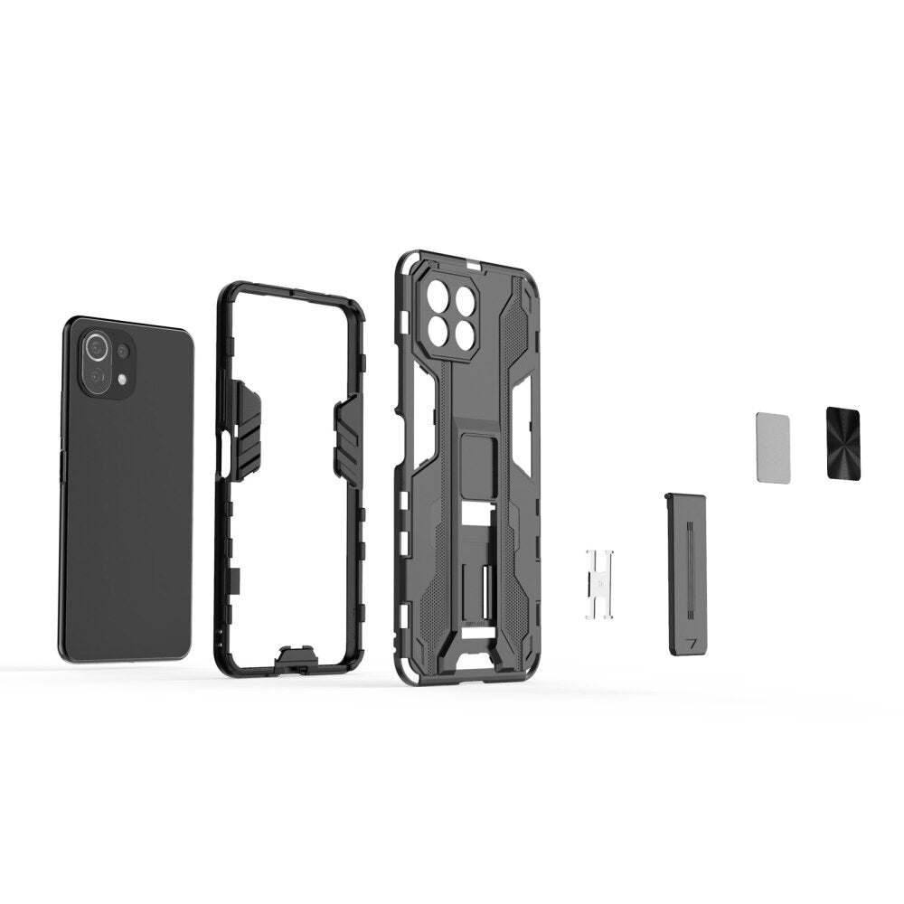 Stand holder Case for Xiaomi Mi 11 Lite - Black