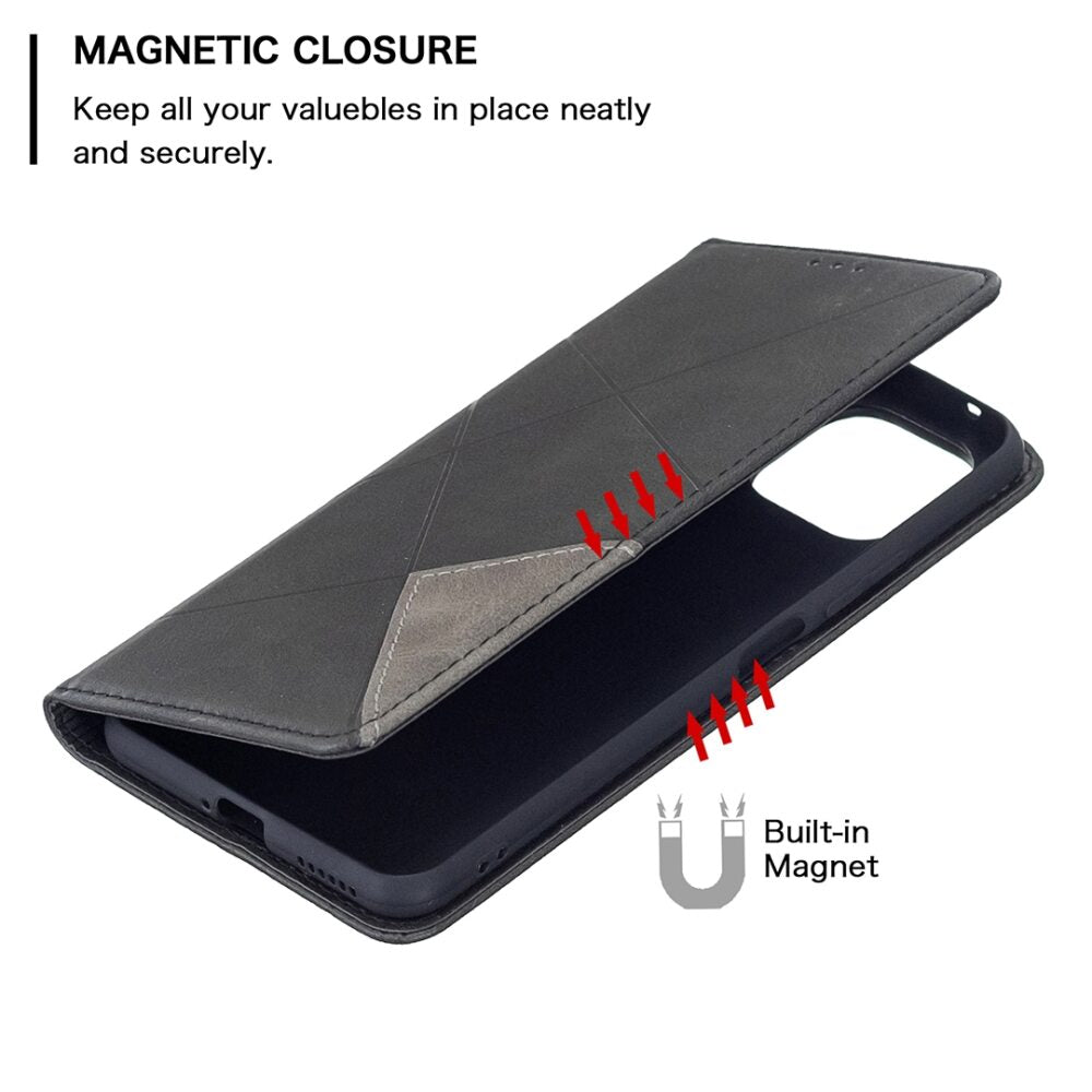 Rhombus Texture Case for Xiaomi Mi 11 Lite - Black
